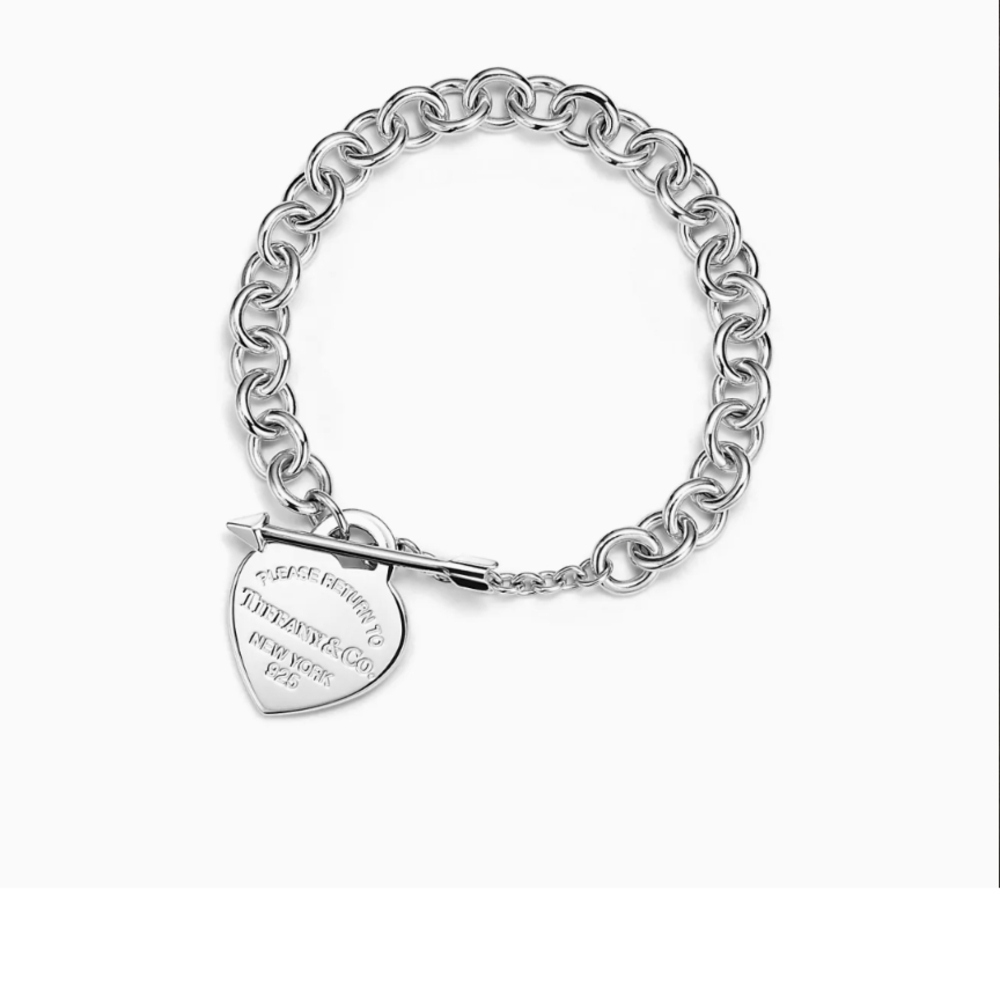 Tiffany & Co. Silver Heart Charm Bracelet - Picture 3 of 8